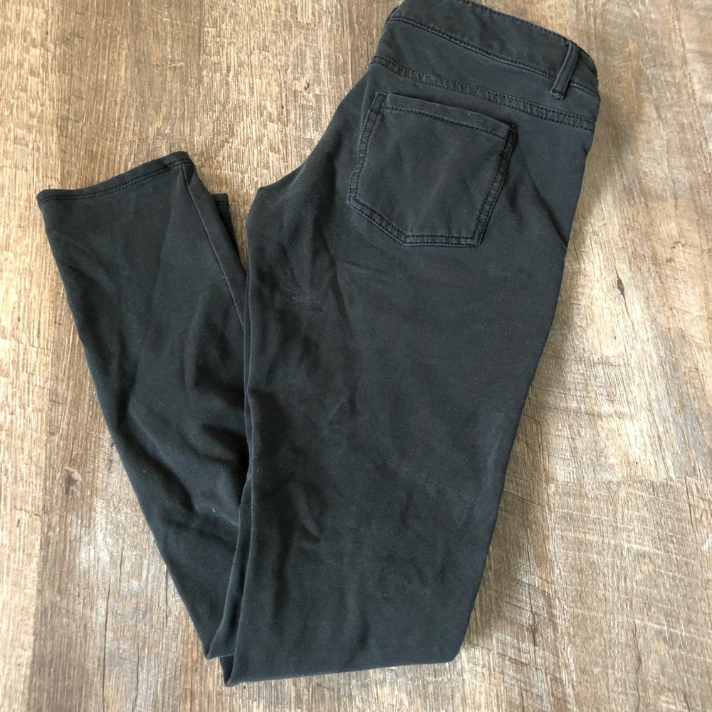 Mossimo Black Soft Material Skinny Jeggings.